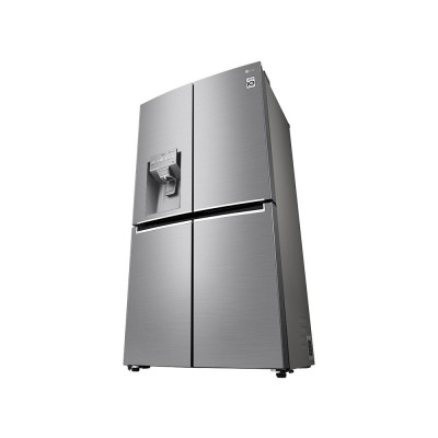 LG 674 litres Side by Side Refrigerator, Noble Steel