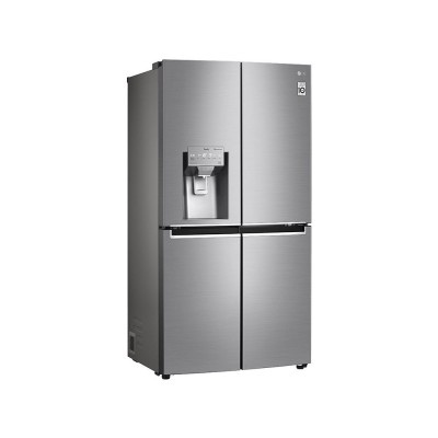 LG 674 litres Side by Side Refrigerator, Noble Steel