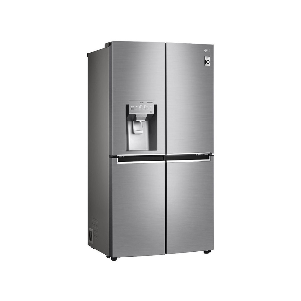 LG 674 litres Side by Side Refrigerator, Noble Steel