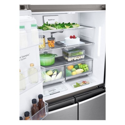 LG 674 litres Side by Side Refrigerator, Noble Steel
