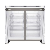 LG 674 litres Side by Side Refrigerator, Noble Steel