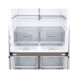 LG 674 litres Side by Side Refrigerator, Noble Steel