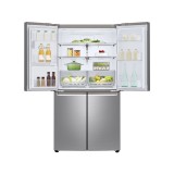 LG 674 litres Side by Side Refrigerator, Noble Steel