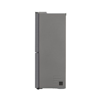 LG 674 litres Side by Side Refrigerator, Noble Steel
