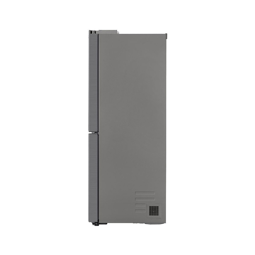 LG 674 litres Side by Side Refrigerator, Noble Steel